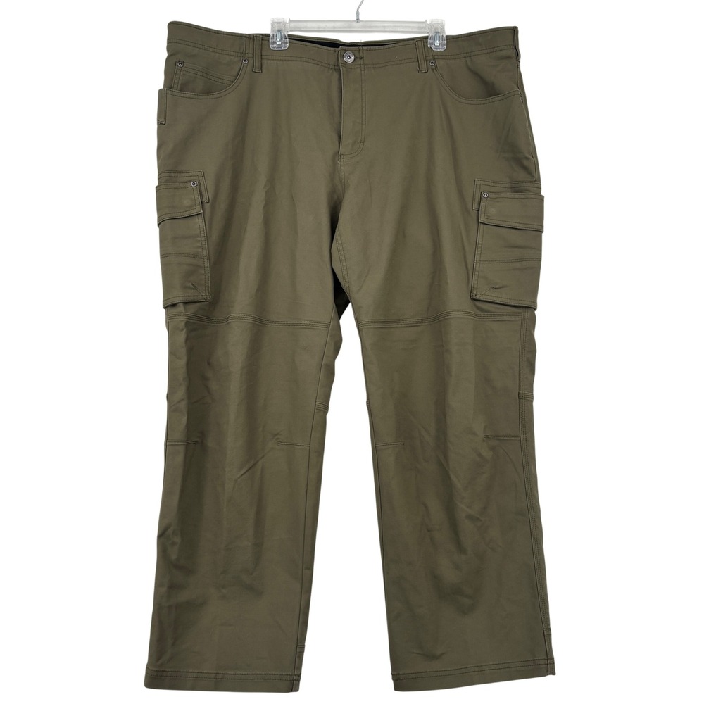 Cabela's Classic Fit Cargo Pants Mens 48 x 30 Olive Green Cotton Blend Utility